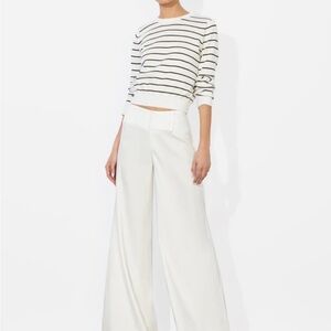 Alice + Olivia Wide Leg Linen pant